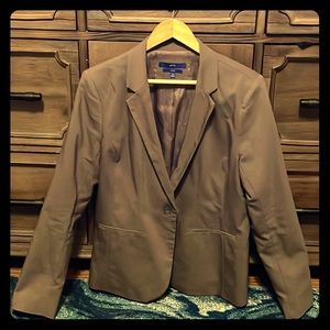 APT. 9 Torie Blazer, Taupe size 16